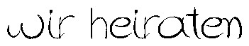 wir heiraten